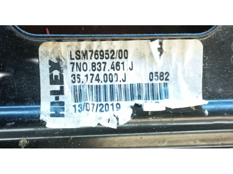 Recambio de elevalunas delantero izquierdo para seat alhambra (710, 711) 2.0 tdi referencia OEM IAM   