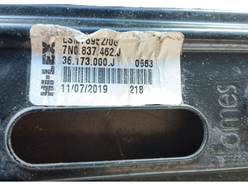 Recambio de elevalunas delantero derecho para seat alhambra (710, 711) 2.0 tdi referencia OEM IAM   