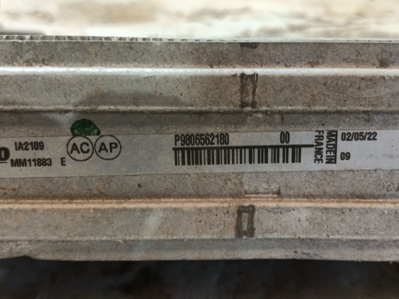 Recambio de intercooler para fiat scudo furgoneta 2.0 multijet 145 (506) referencia OEM IAM   