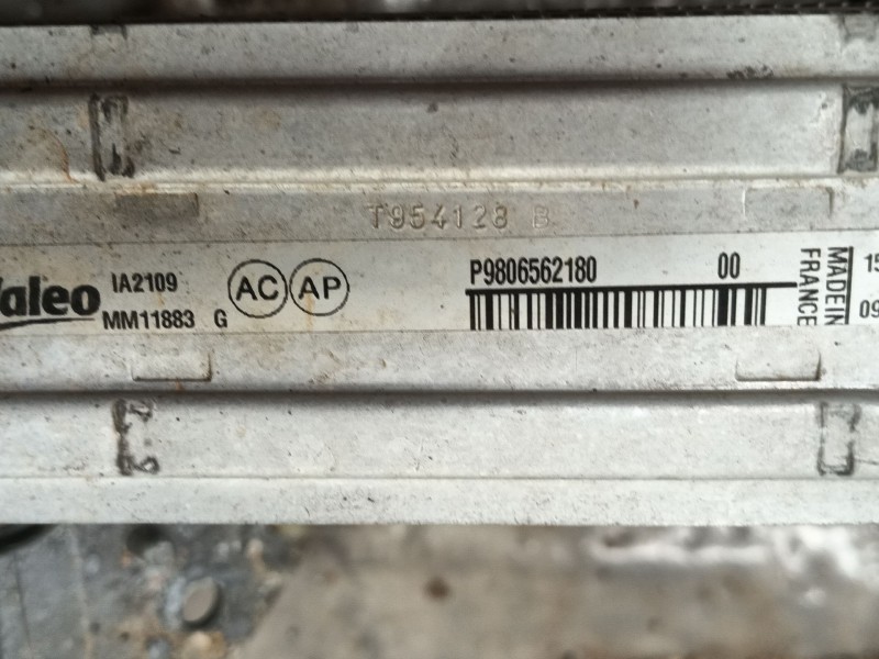 Recambio de intercooler para fiat scudo furgoneta 2.0 multijet 145 (506) referencia OEM IAM 9806562180 MM11883G 