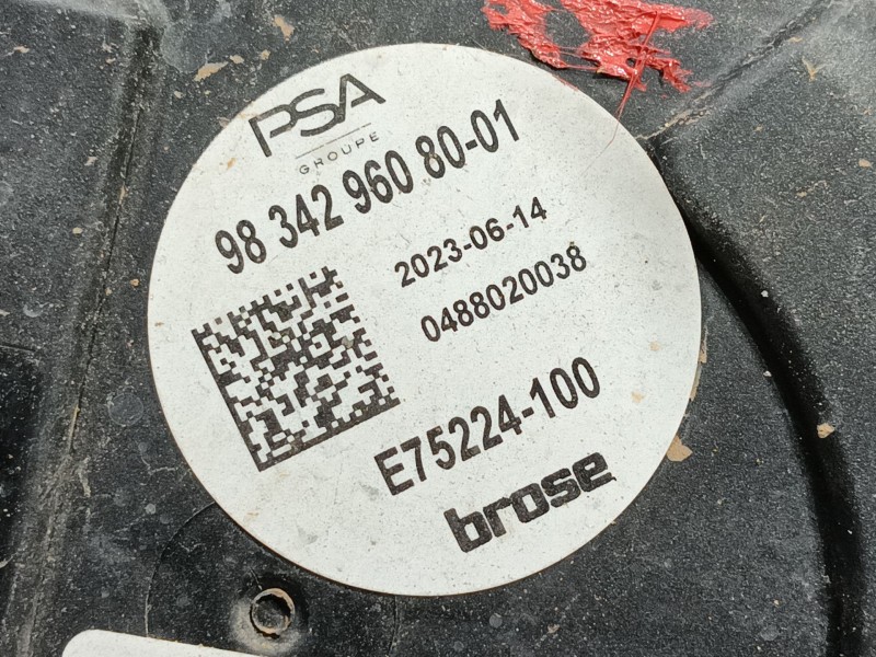 Recambio de electroventilador para fiat scudo furgoneta 2.0 multijet 145 (506) referencia OEM IAM 9834296080 0488020038 