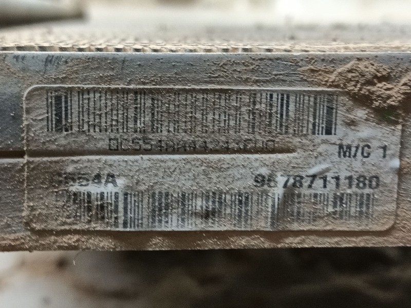 Recambio de radiador agua para fiat scudo furgoneta 2.0 multijet 145 (506) referencia OEM IAM   