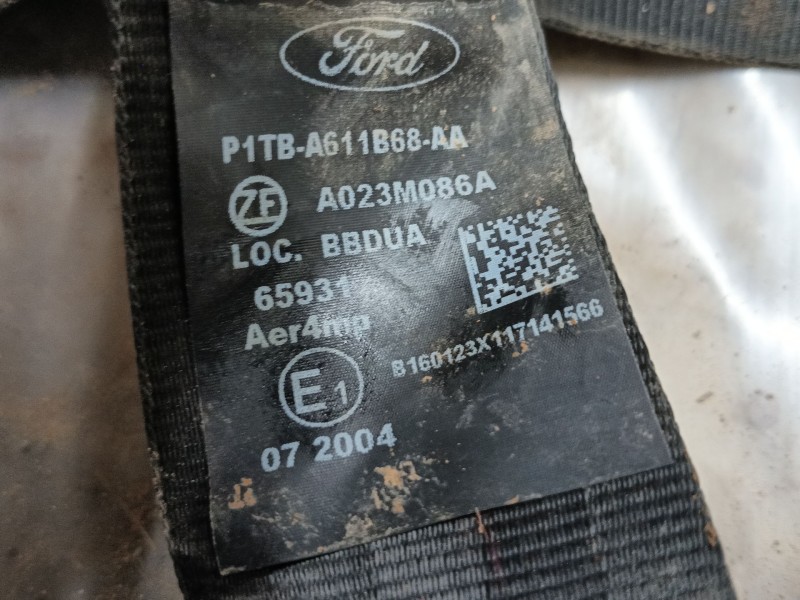 Recambio de cinturon seguridad trasero derecho para ford puma (j2k, cf7) 1.0 ecoboost referencia OEM IAM 2497324  