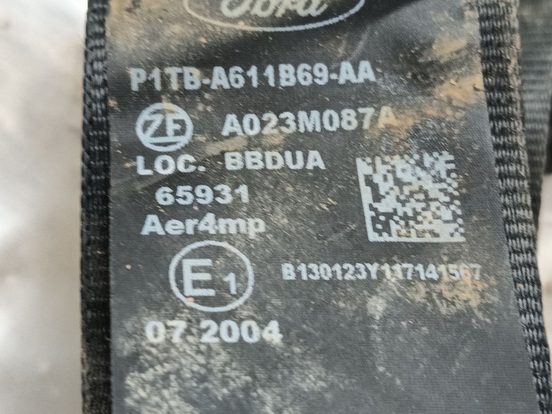 Recambio de cinturon seguridad trasero izquierdo para ford puma (j2k, cf7) 1.0 ecoboost referencia OEM IAM 2621501 A23M087A 