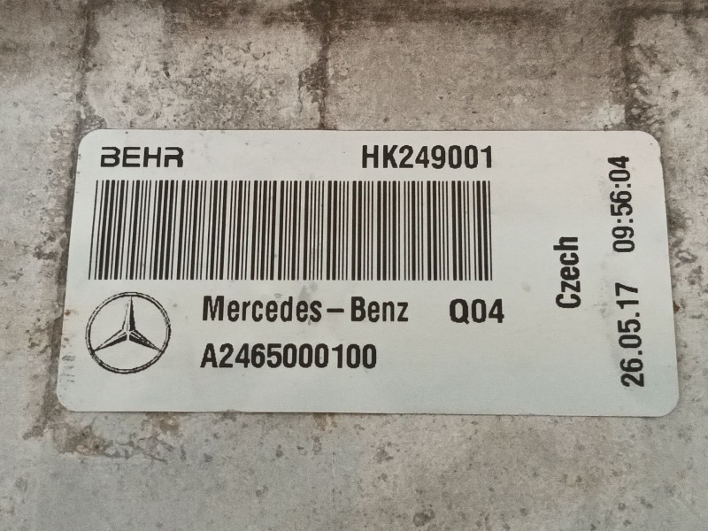 Recambio de intercooler para mercedes-benz clase b sports tourer (w246, w242) b 180 (246.242) referencia OEM IAM   