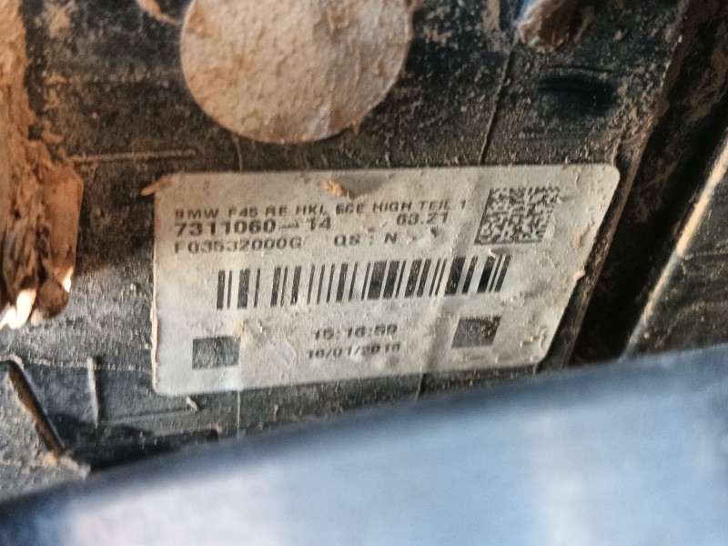 Recambio de piloto trasero derecho para bmw 2 active tourer (f45) 218 d referencia OEM IAM   