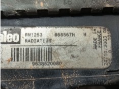 Recambio de radiador agua para citroën c3 pluriel (hb_) 1.4 referencia OEM IAM 1331TS 9638520080  2