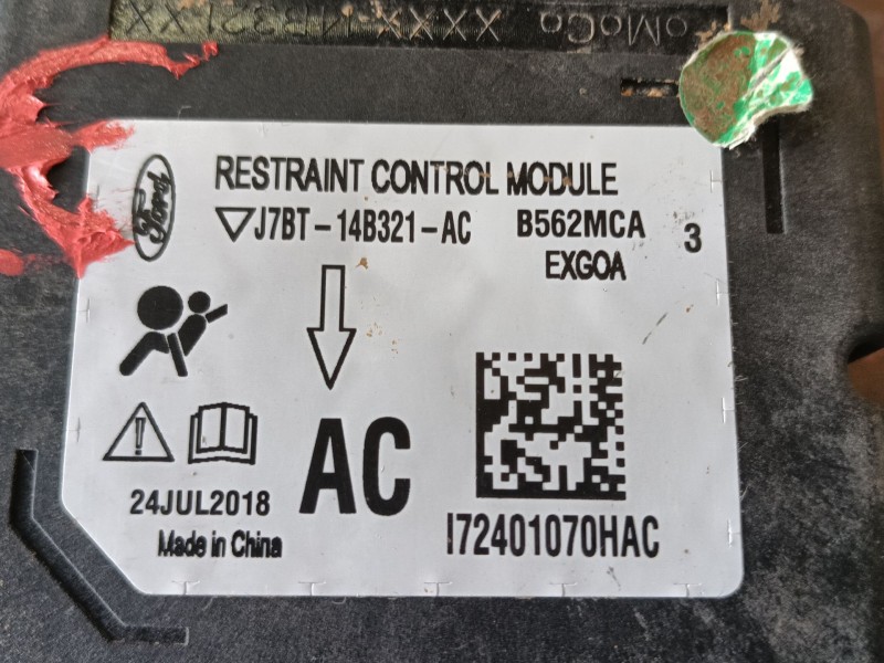 Recambio de centralita airbag para ford ka+ iii (uk, fk) 1.2 referencia OEM IAM   