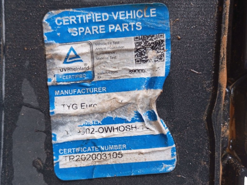 Recambio de paragolpes delantero para alfa romeo giulietta (940_) 1.4 tb (940fxa1a, 940fxt1a) referencia OEM IAM 156117400 TR202