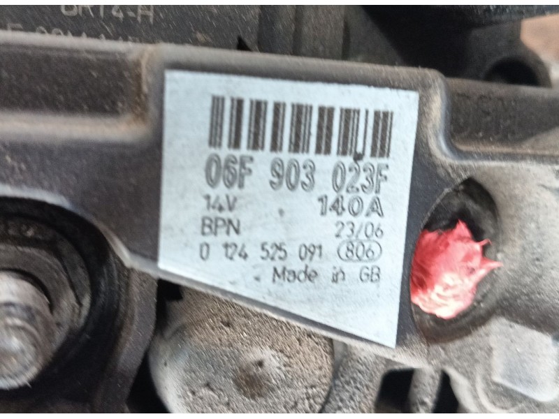 Recambio de alternador para seat leon (1p1) 1.9 tdi referencia OEM IAM   