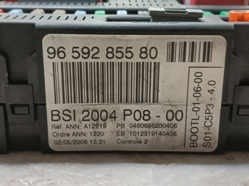 Recambio de bsi para peugeot 207/207+ (wa_, wc_) 1.6 hdi referencia OEM IAM 6580NJ  9659285580