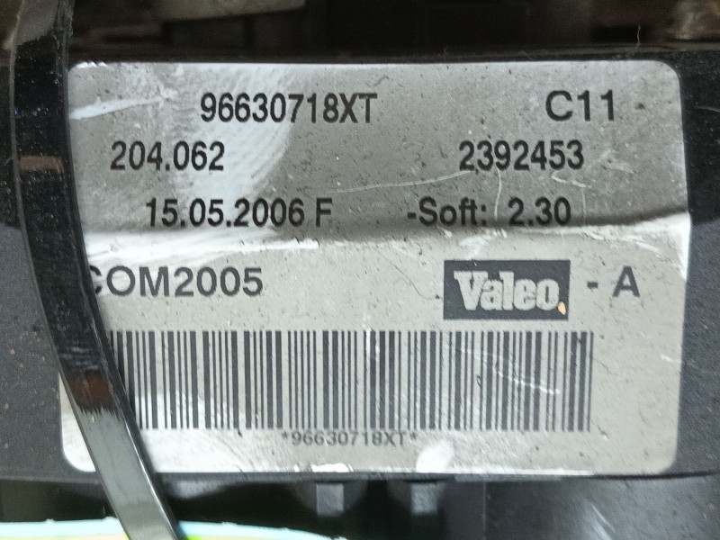 Recambio de mando multifuncion para peugeot 207/207+ (wa_, wc_) 1.6 hdi referencia OEM IAM   96630718XT