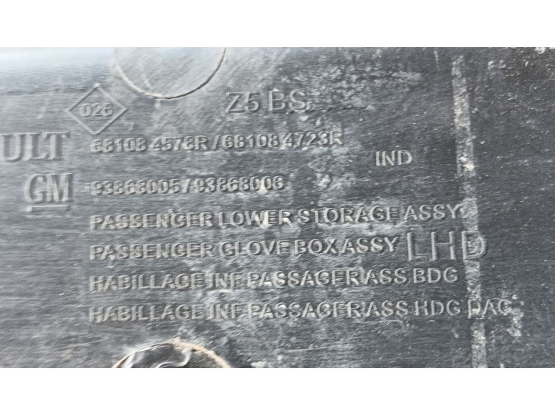 Recambio de guantera para renault trafic iii furgoneta (fg_) 2.0 dci 120 (fgmn) referencia OEM IAM   