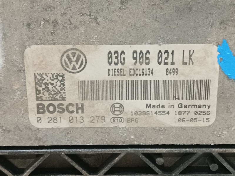 Recambio de centralita motor uce para seat leon (1p1) 1.9 tdi referencia OEM IAM   