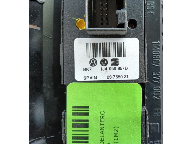 Recambio de mando elevalunas delantero izquierdo para seat toledo ii (1m2) 1.9 tdi referencia OEM IAM   