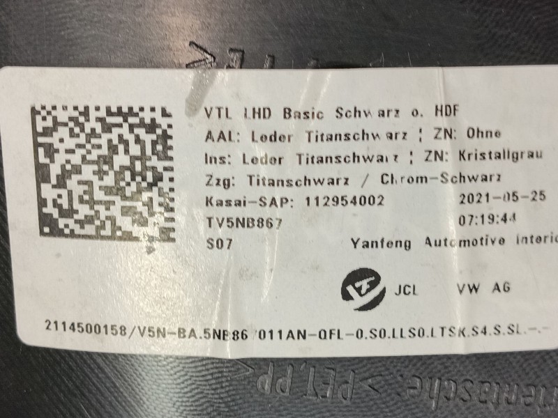Recambio de guarnecido puerta delantera izquierda para volkswagen tiguan allspace (bw2, bj2) 2.0 tdi 4motion referencia OEM IAM 