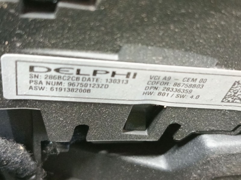 Recambio de volante para peugeot 208 i (ca_, cc_) 1.4 hdi referencia OEM IAM 96739503ZD 96750123ZD 