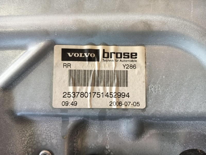 Recambio de elevalunas trasero derecho para volvo s80 ii (124) d5 referencia OEM IAM   