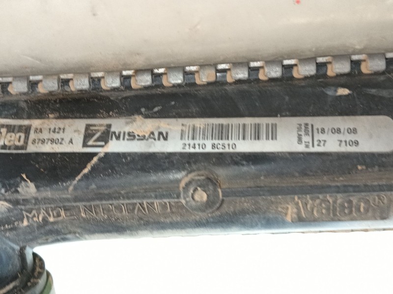 Recambio de radiador agua para nissan note (e11, ne11) 1.5 dci referencia OEM IAM 21410BC500 879790ZA 
