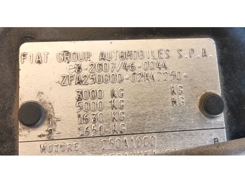 Recambio de panel frontal para fiat ducato caja/chasis (250_) 115 multijet 2,0 d referencia OEM IAM   