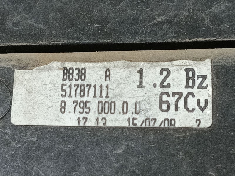 Recambio de electroventilador para fiat 500 (312_) 1.2 (312axa1a) referencia OEM IAM   