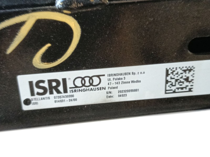 Recambio de asiento delantero derecho para peugeot boxer furgoneta 2.2 bluehdi 140 referencia OEM IAM   07357430990