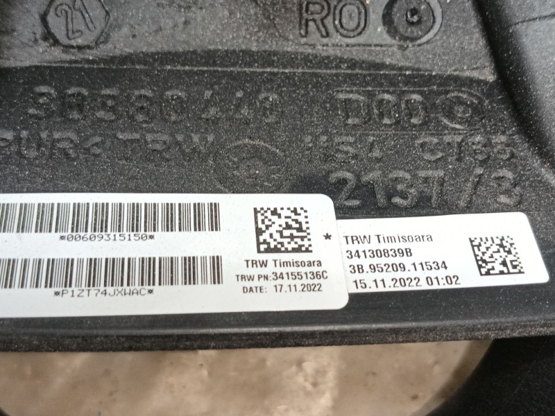 Recambio de volante para peugeot boxer furgoneta 2.2 bluehdi 140 referencia OEM IAM   