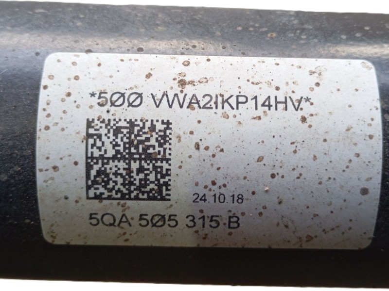 Recambio de puente trasero para volkswagen touran (5t1) 1.5 tsi referencia OEM IAM   5QA505315B
