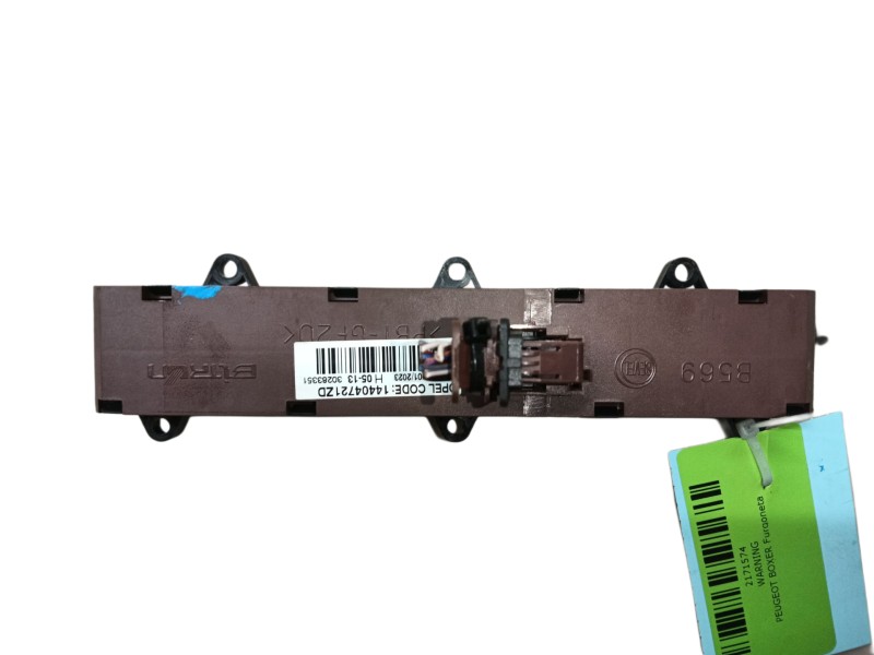 Recambio de warning para peugeot boxer furgoneta 2.2 bluehdi 140 referencia OEM IAM 1612508080 14404721ZD 