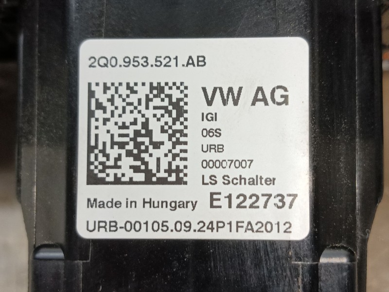Recambio de mando multifuncion para skoda kamiq (nw4) 1.5 tsi referencia OEM IAM   