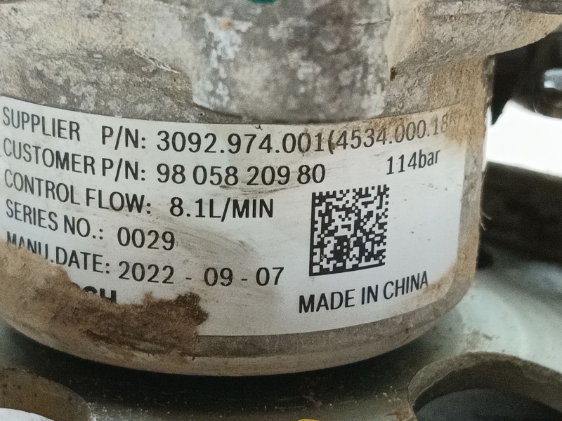 Recambio de bomba direccion para peugeot boxer furgoneta 2.2 bluehdi 140 referencia OEM IAM   