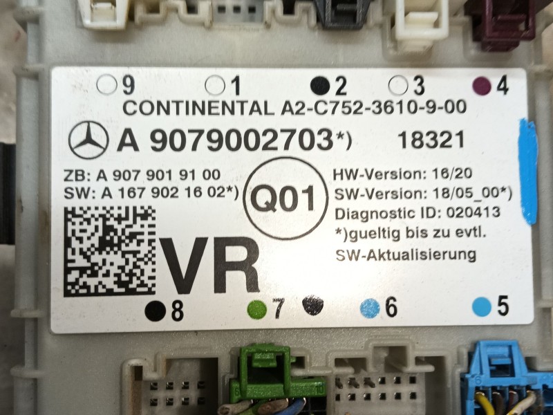 Recambio de modulo electronico para mercedes-benz sprinter 3,5-t furgoneta (b907, b910) 314 cdi rwd (907.631, 907.633, 907.635, 
