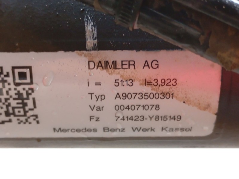 Recambio de puente trasero para mercedes-benz sprinter 3,5-t furgoneta (b907, b910) 314 cdi rwd (907.631, 907.633, 907.635, 907.