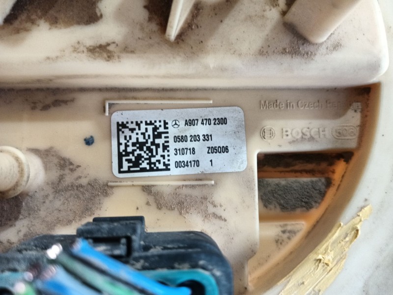 Recambio de aforador para mercedes-benz sprinter 3,5-t furgoneta (b907, b910) 314 cdi rwd (907.631, 907.633, 907.635, 907.637) r