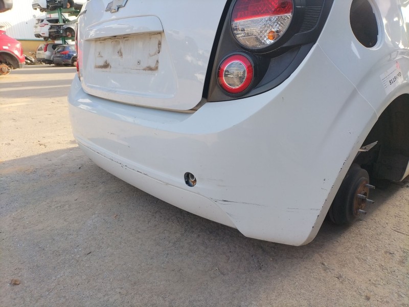 Recambio de paragolpes trasero para chevrolet aveo / kalos hatchback (t250, t255) 1.4 referencia OEM IAM   