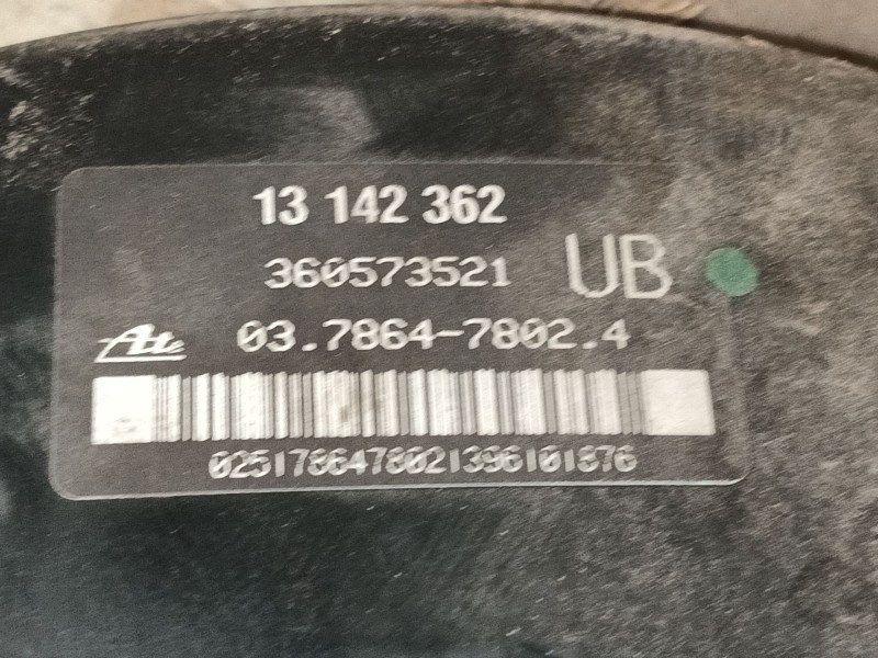 Recambio de servofreno para opel astra h (a04) 1.9 cdti (l48) referencia OEM IAM 93182935  