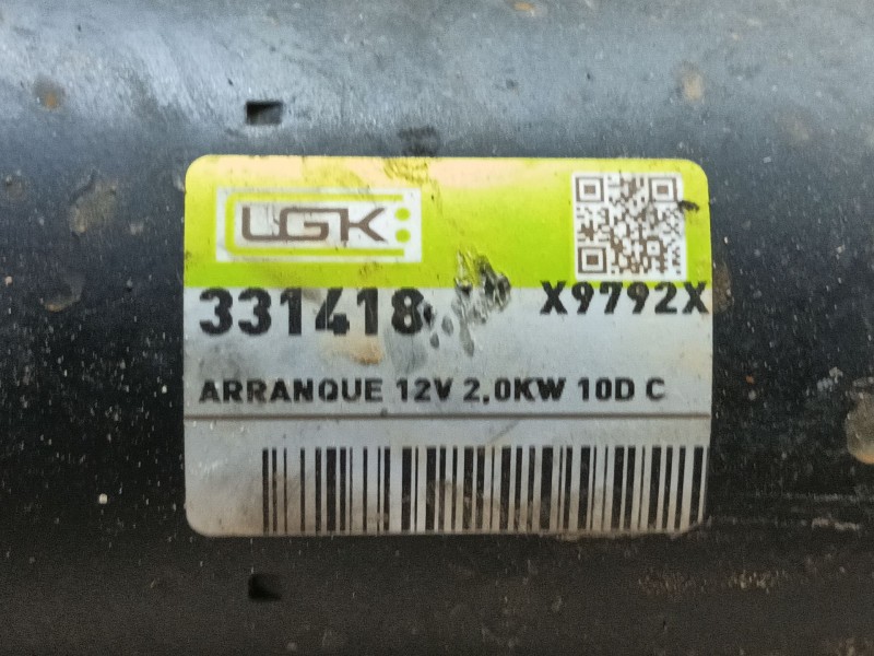 Recambio de motor arranque para volkswagen touran (1t1, 1t2) 1.9 tdi referencia OEM IAM  X9792X 