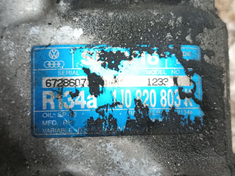 Recambio de compresor aire acondicionado para audi a3 (8l1) 1.9 tdi referencia OEM IAM   