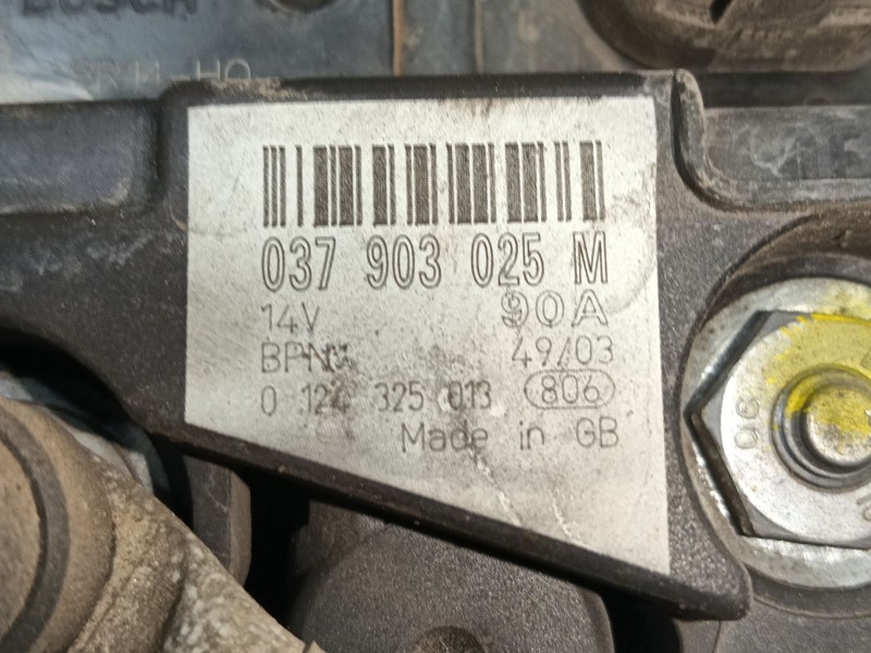 Recambio de alternador para seat ibiza iii (6l1) 1.4 16v referencia OEM IAM 038903018RX  
