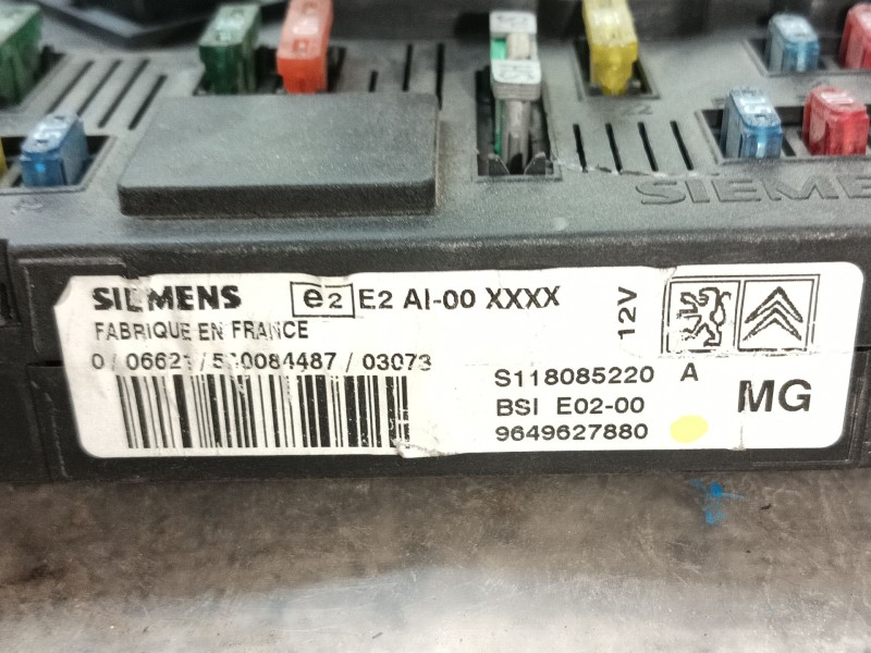 Recambio de bsi para peugeot 206 hatchback (2a/c) 1.9 d referencia OEM IAM   