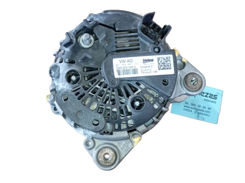 Recambio de alternador para volkswagen t-roc (a11, d11) 1.0 tsi referencia OEM IAM  05E903026Q 