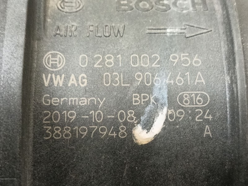 Recambio de caudalimetro para seat leon (5f1) 2.0 tdi referencia OEM IAM   