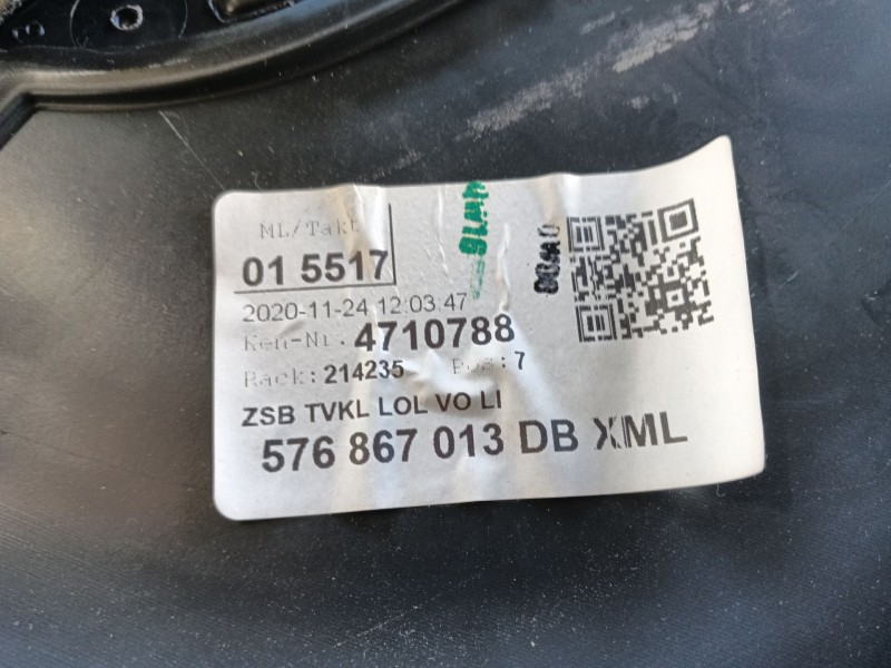 Recambio de guarnecido puerta delantera izquierda para seat ateca (kh7, khp) 2.0 tdi referencia OEM IAM   