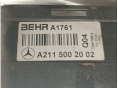 Recambio de radiador agua para mercedes-benz clase e (w211) e 220 cdi (211.006) referencia OEM IAM 2115002302   2