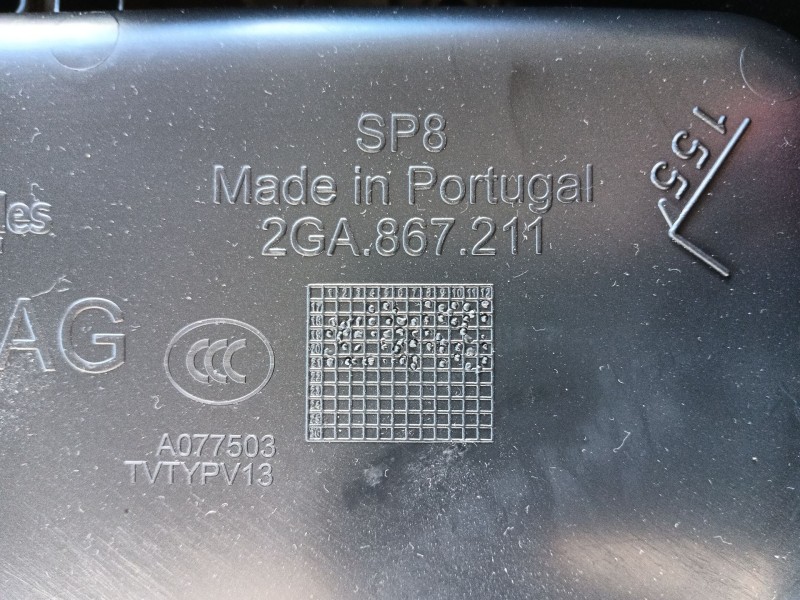 Recambio de guarnecido puerta trasera izquierda para volkswagen t-roc (a11, d11) 1.0 tsi referencia OEM IAM   