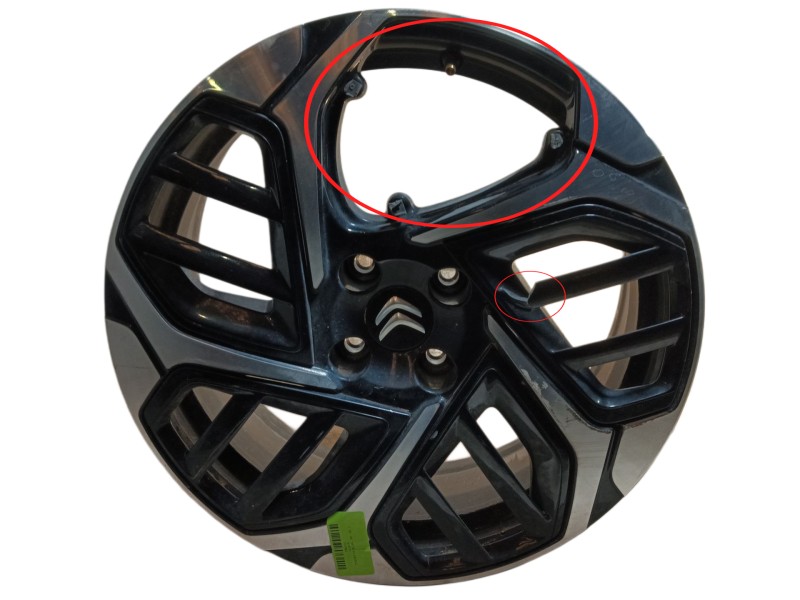 Recambio de llanta para citroën c4 iii (ba_, bb_, bc_) 1.2 puretech 130 (bahnsa, bahnsb) referencia OEM IAM  6.5J18 ET26