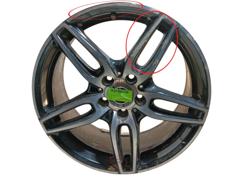 Recambio de llanta para mercedes-benz clase a (w176) a 180 (176.042) referencia OEM IAM  7.5Jx18 ET52