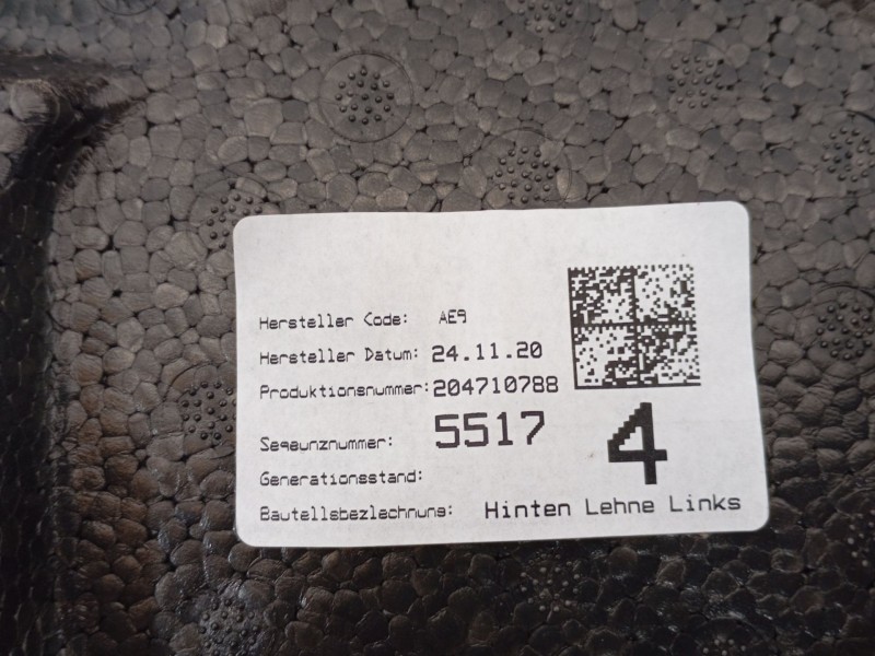 Recambio de asientos traseros para seat ateca (kh7, khp) 2.0 tdi referencia OEM IAM   