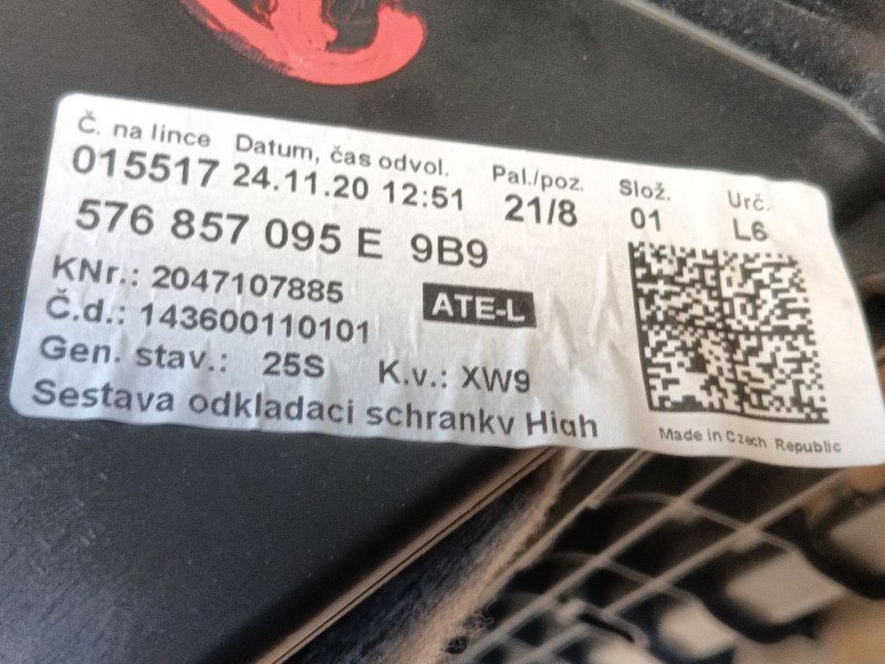 Recambio de guantera para seat ateca (kh7, khp) 2.0 tdi referencia OEM IAM   