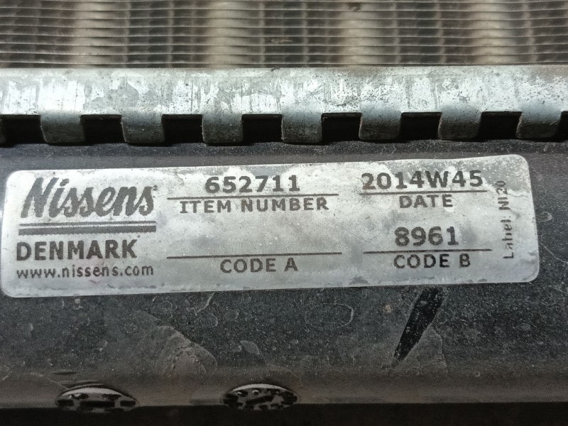 Recambio de radiador agua para seat ibiza iii (6l1) 1.4 16v referencia OEM IAM 6Q0121253R 2014W45 